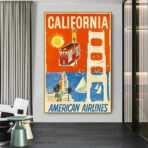 vintage california poster