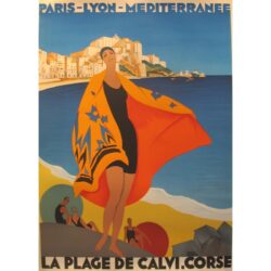 vintage calvi poster