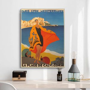 vintage calvi poster