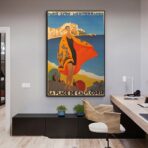 vintage calvi poster