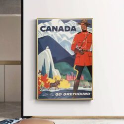 vintage canada poster