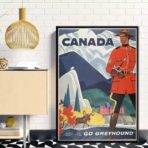 vintage canada poster