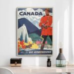vintage canada poster