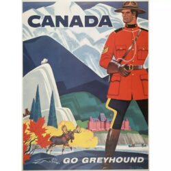vintage canada poster