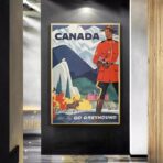 vintage canada poster