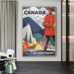 vintage canada poster