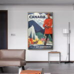 vintage canada poster
