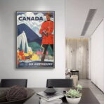 vintage canada poster