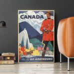 vintage canada poster