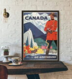 vintage canada poster