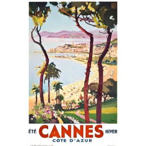 vintage cannes poster