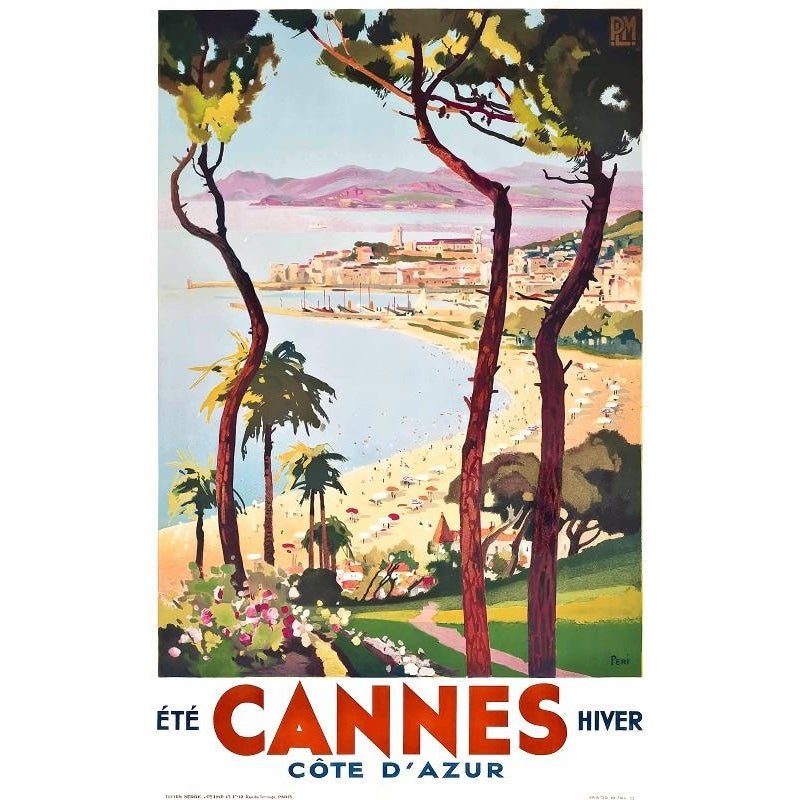 vintage cannes poster vintage cannes poster