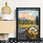 vintage poster cantal