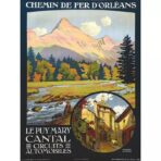vintage poster cantal