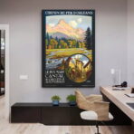 vintage poster cantal
