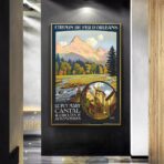 vintage poster cantal