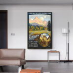 vintage poster cantal