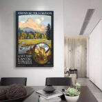 vintage poster cantal