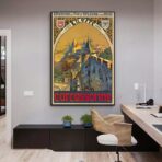 vintage poster carcassonne