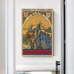 vintage poster carcassonne