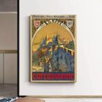 vintage poster carcassonne
