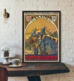 vintage poster carcassonne