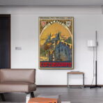 vintage poster carcassonne