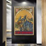 vintage poster carcassonne
