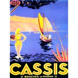 vintage poster cassis