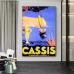 vintage poster cassis