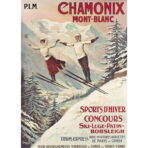 vintage poster chamonix