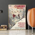 vintage poster chamonix