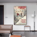 vintage poster chamonix