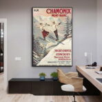 vintage poster chamonix