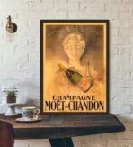 vintage champagne poster