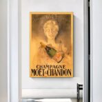 vintage champagne poster