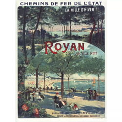 vintage charente maritime poster