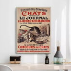 vintage cat poster