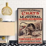 vintage cat poster