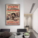 vintage cat poster