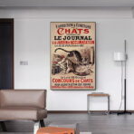 vintage cat poster