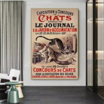 vintage cat poster