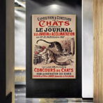 vintage cat poster