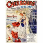 vintage cherbourg poster