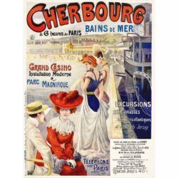 vintage cherbourg poster