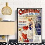 vintage cherbourg poster