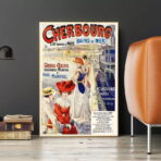 vintage cherbourg poster