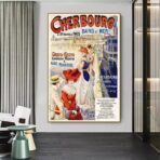 vintage cherbourg poster