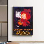vintage chocolate poster