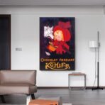 vintage chocolate poster